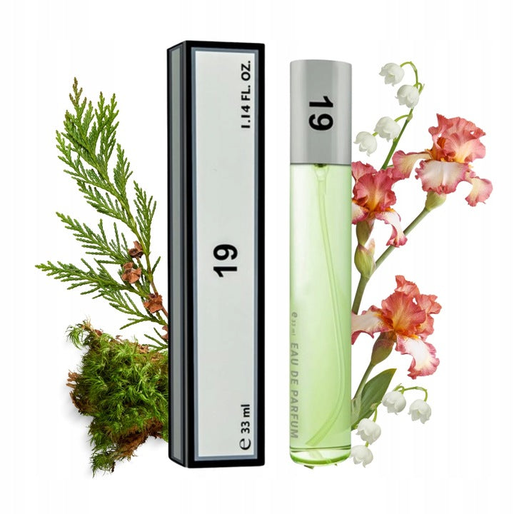 WOMEN'S PERFUME NO 19 PERFUME FRAGRANCE PERMANENT IRIS JASMINE MUSK 33 ml