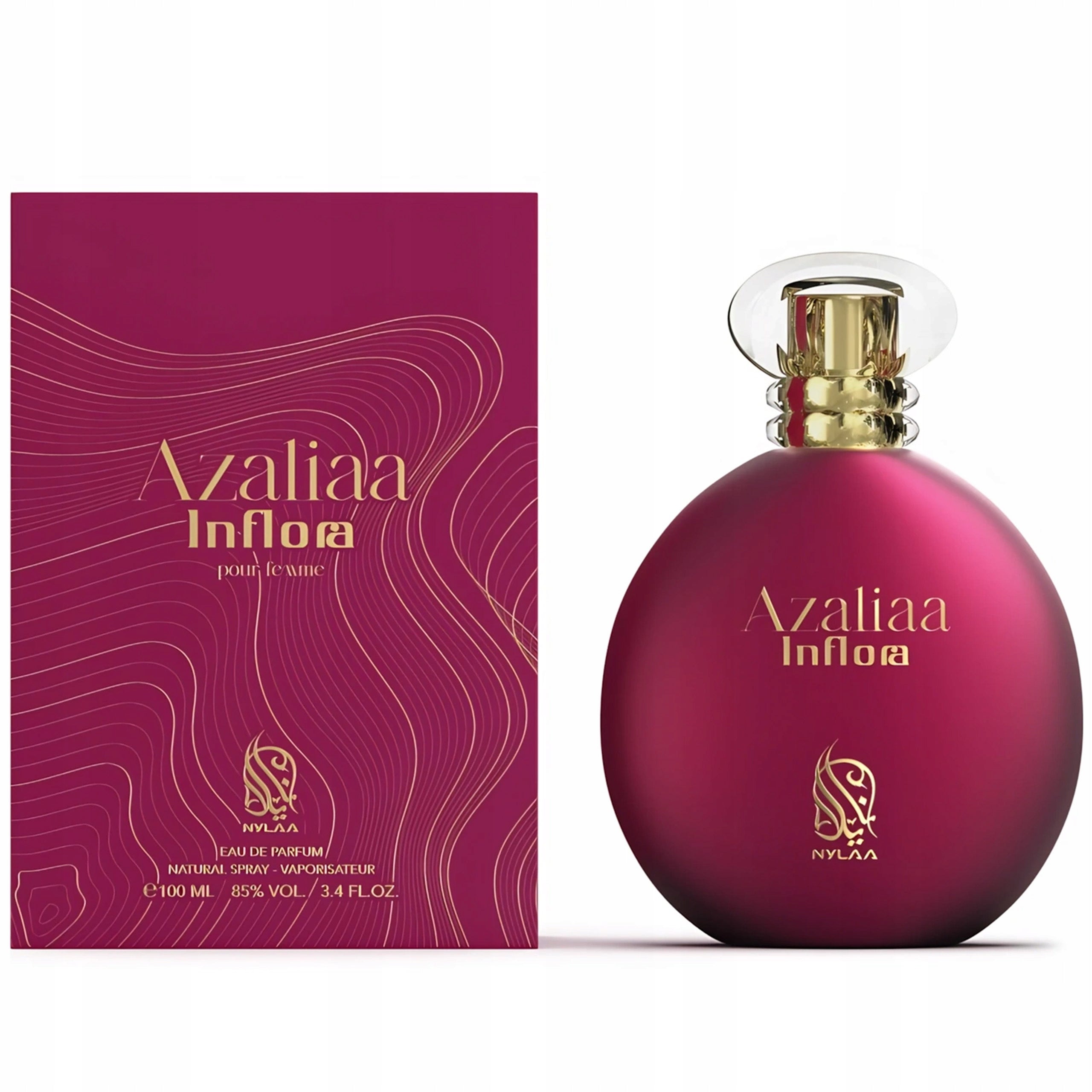 WOMEN'S PERFUME NYLAA AZALIAA INFLORA FRESH FLORAL ELEGANT FOR WOMEN