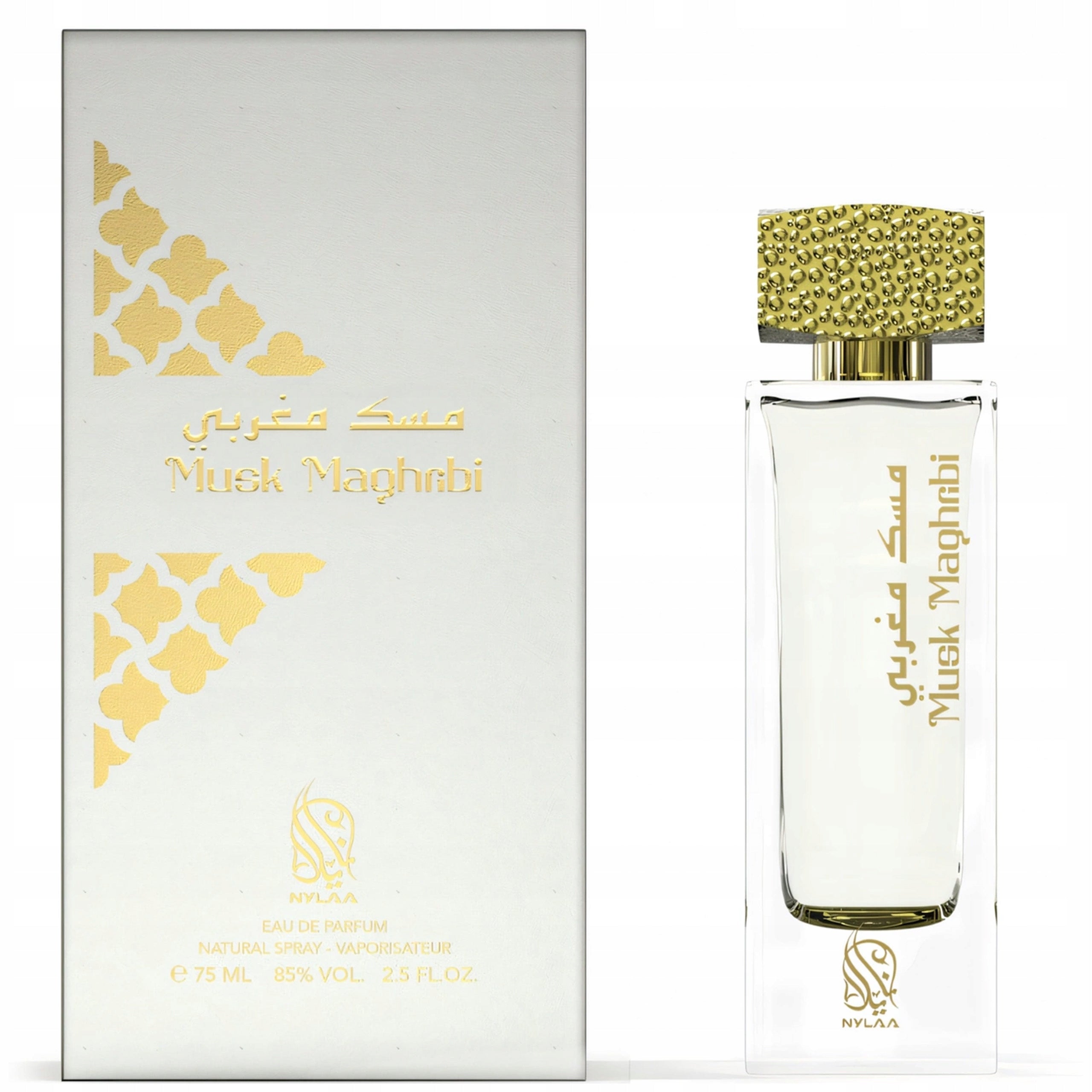 WOMEN'S PERFUME NYLAA MUSK MAGHRIBI WOOD BERGAMOT FRUIT WHITE FLOWERS