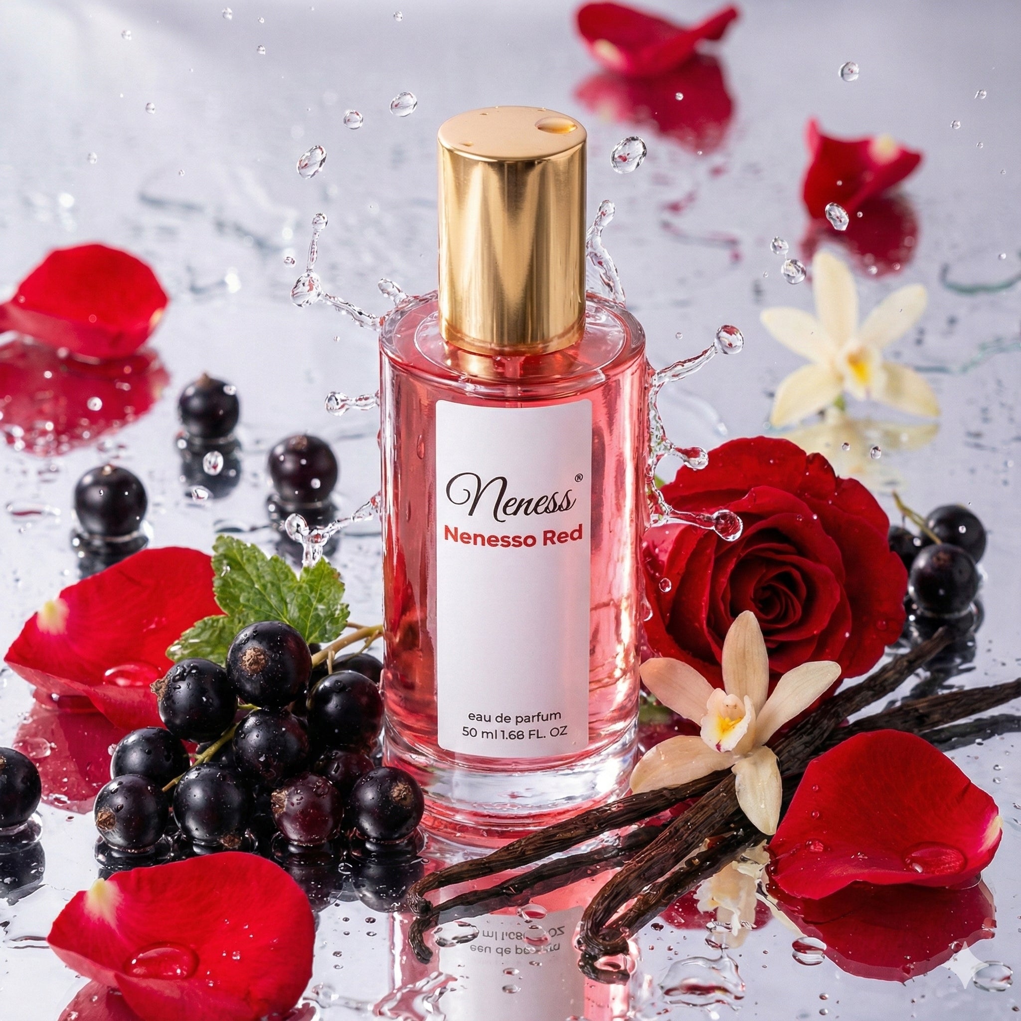 WOMEN'S PERFUME Nenessi Red 50 ml No. 201 permanent fragrance for women Packaging status original