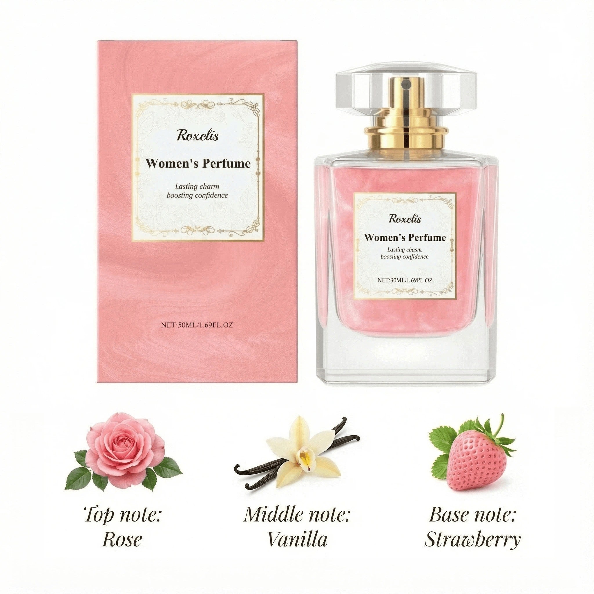 WOMEN'S PERFUME ROXELIS 50 ML ELEGANT FRAGRANCE FOR A GIFT FOR A WOMAN Manufacturer code ROXELIS