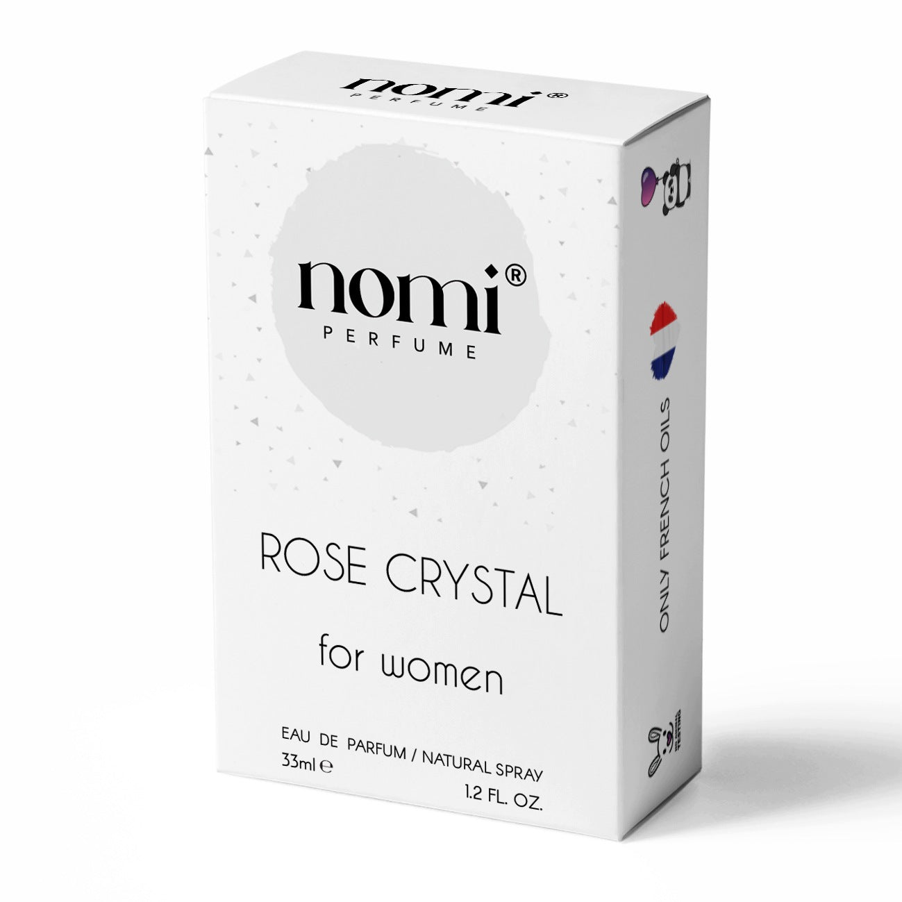 WOMEN'S PERMANENT PERFUME NOMI PERFUMETKI ROSE CRYSTAL EDP 33ml Packaging status original