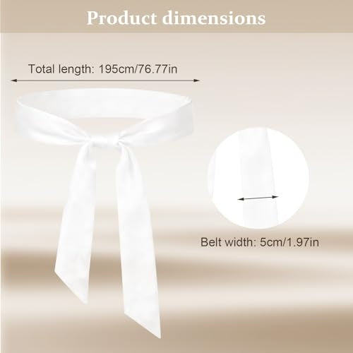 WOMEN'S SATIN WAIST STRAP SKINNY 5 CM X 200 FOR WOMEN Manufacturer code Bez marki