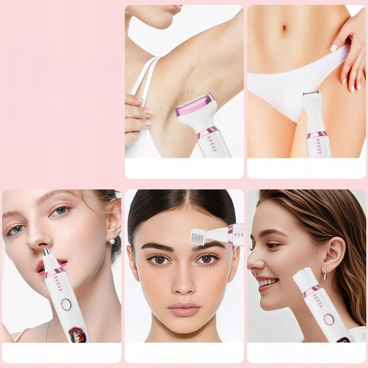WOMEN'S SHAVER Bikini Leg Body EPILATOR TRIMMER ARMPIT MUSTACHE EYEBROW DELICATE Brand no brand