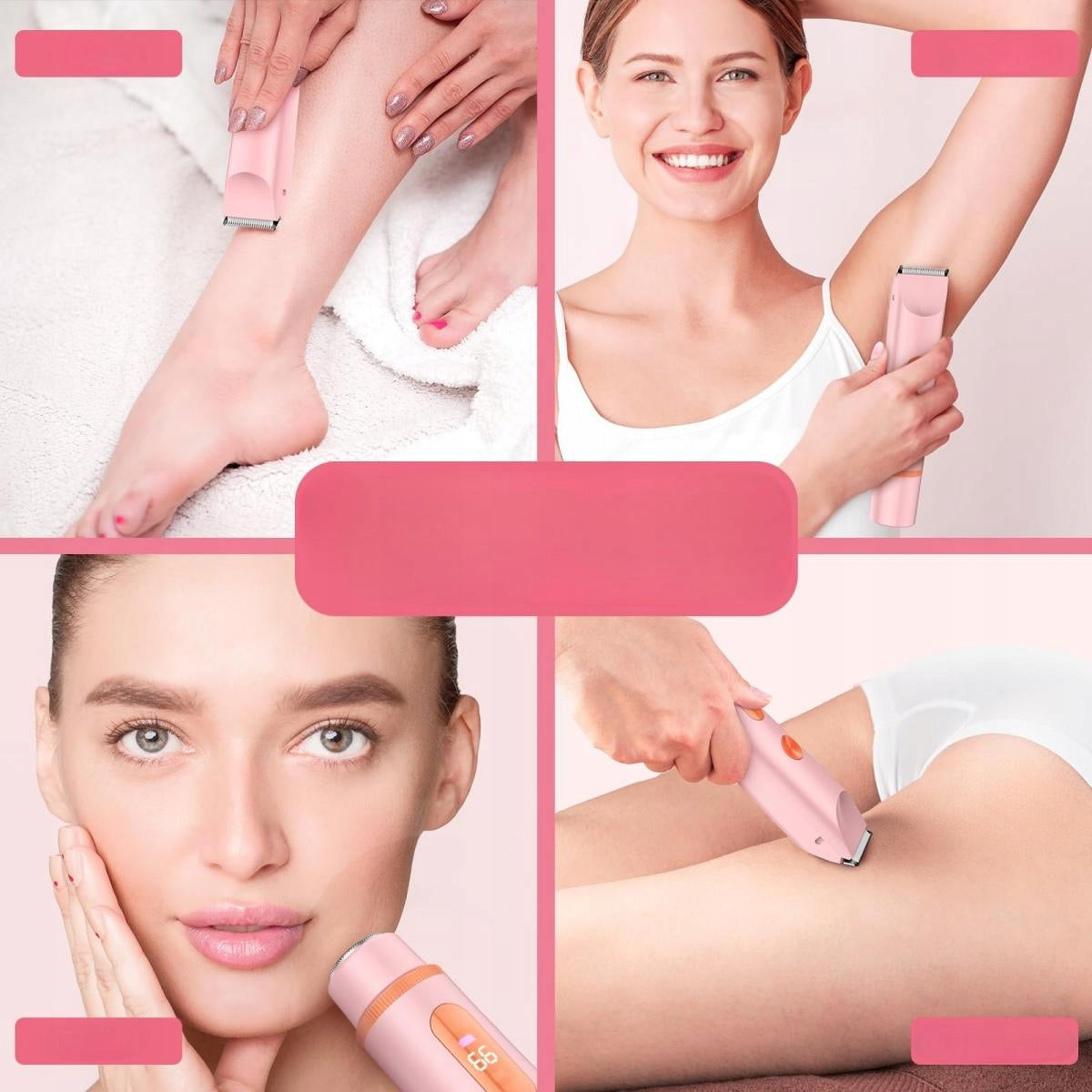 WOMEN'S SHAVER EPILATOR 2in1 for BODY BIKINI AND LEGS MACHINE Packaging status original