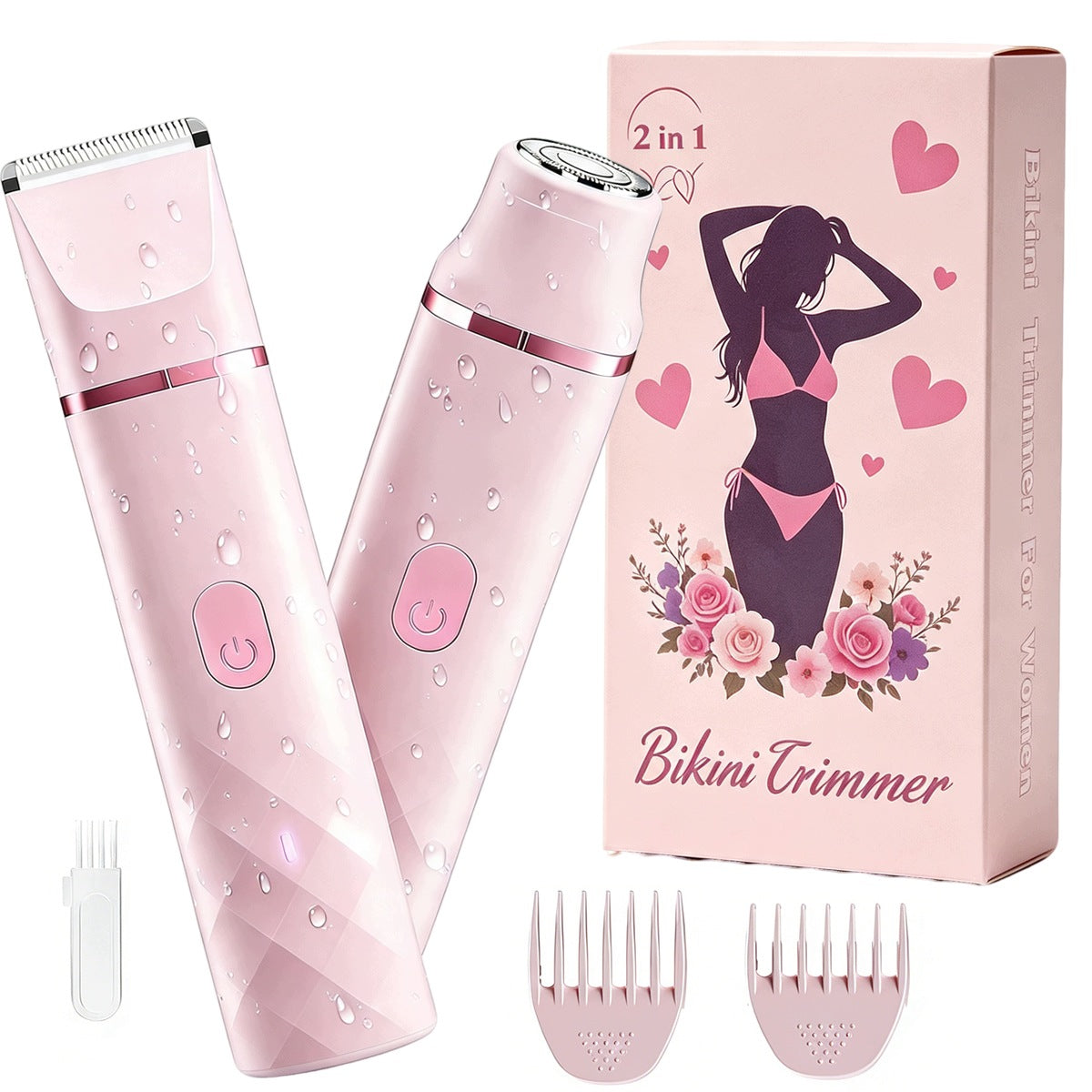 WOMEN'S SHAVER EPILATOR TRIMMER EYEBROW MACHINE INTIMATE BIKINI 2in1 Brand no brand