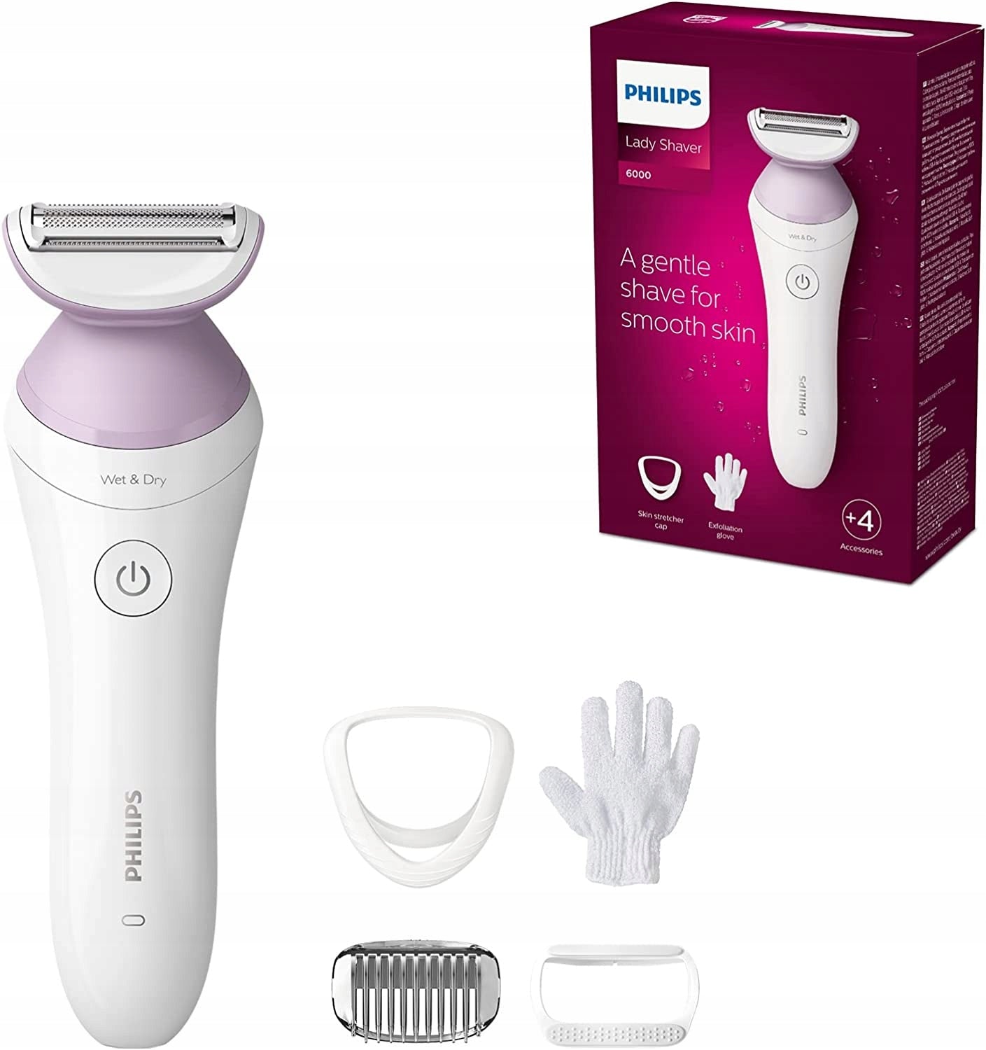 WOMEN'S SHAVER PHILIPS BODY EPILATOR WATERPROOF LEG RAZOR Brand Philips