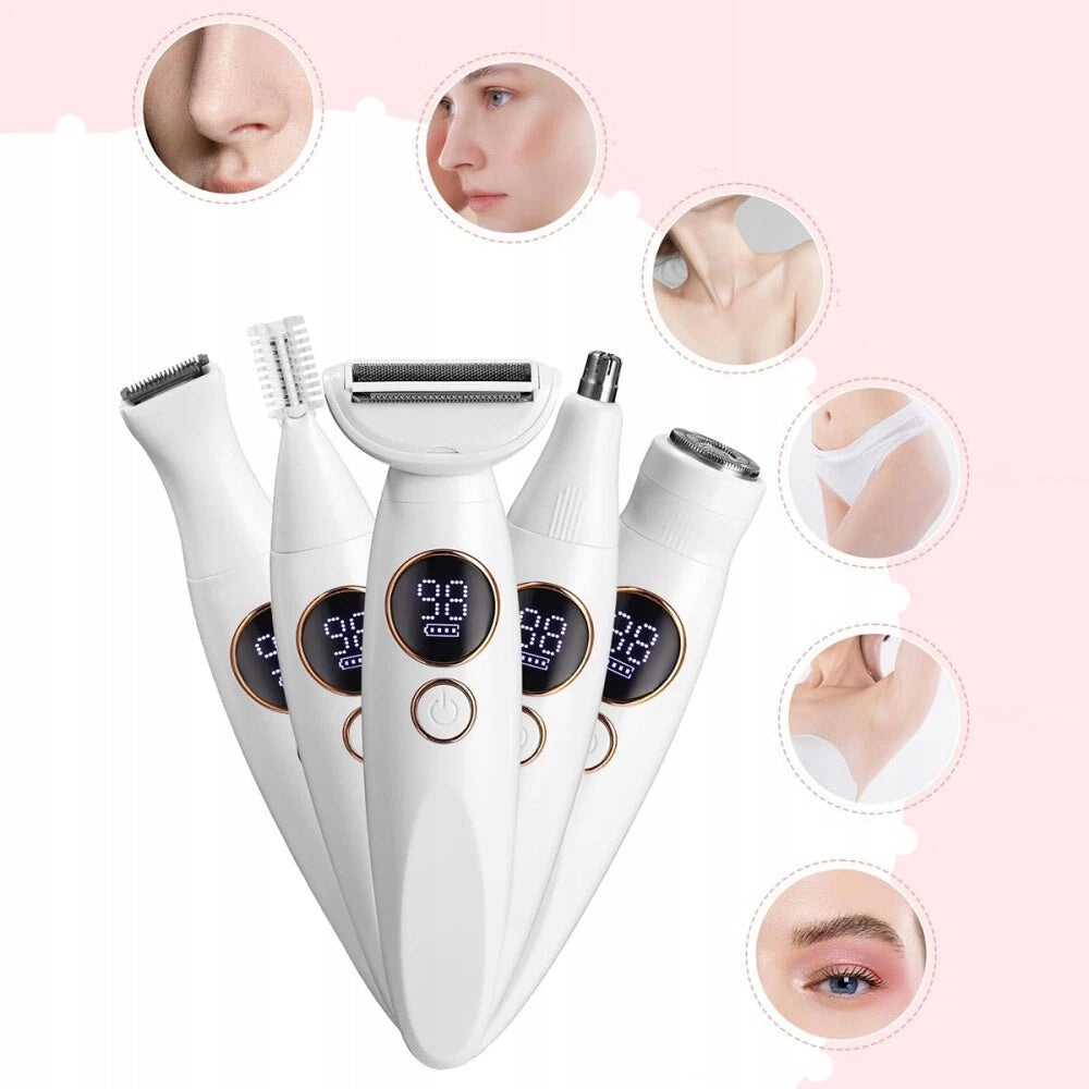 WOMEN'S SHAVER epilator trimmer body clipper bikini legs armpits 5in1 Brand no brand