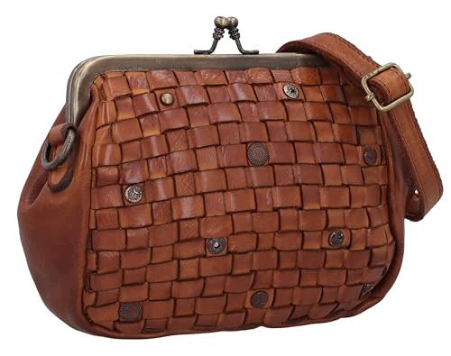 WOMEN'S SHOULDER BAG LEATHER BROWN CROSSBODY FOR WOMEN HOME Brand no brand