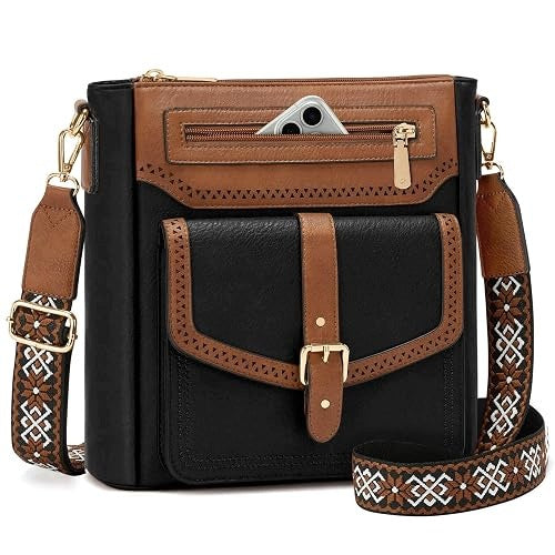 WOMEN'S SHOULDER BAG PU LEATHER ADJUSTABLE RFID STRAP FOR LADY HOME Brand no brand
