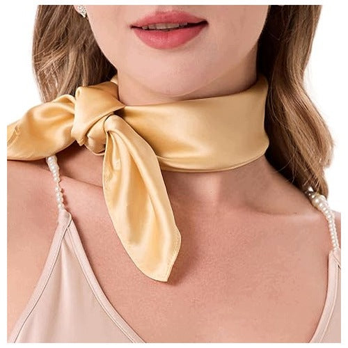 WOMEN'S SILK SCARF 100% MULBERRY 54X54 CM NECK SHAWL for home gift