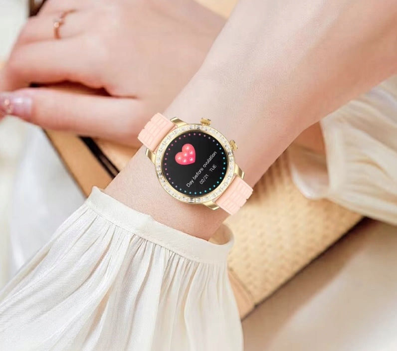 WOMEN'S SMARTWATCH 360X360 AMOLED PL WATERPROOF TALK + 2 STRIPES Kind smartwatch