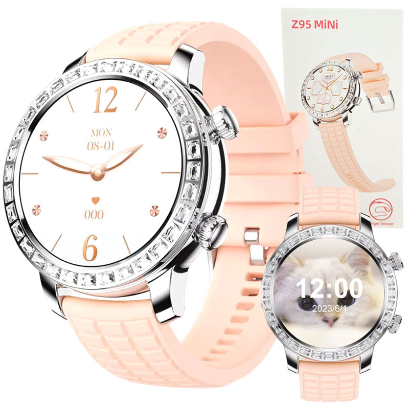 WOMEN'S SMARTWATCH 360X360 AMOLED PL WATERPROOF TALK + 2 STRIPES