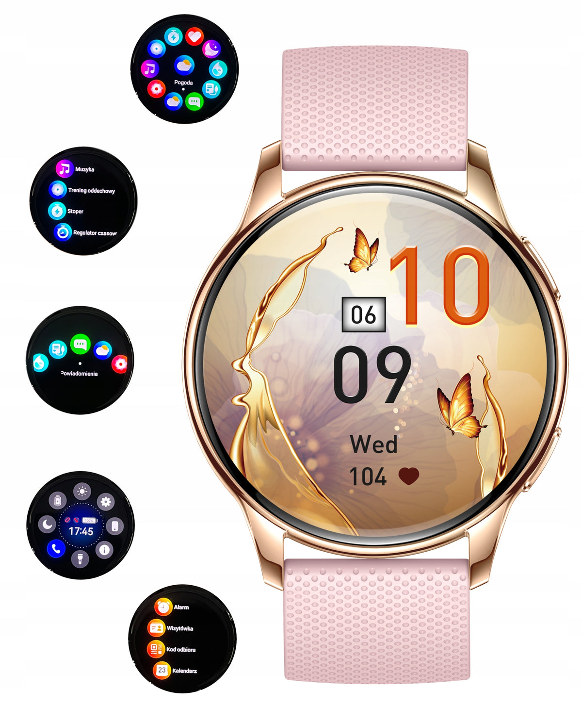 WOMEN'S SMARTWATCH ELEGANT AMOLED TALK PRESSURE MENU PL 107 SPORT Model other