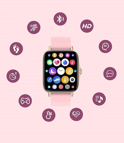 WOMEN'S SMARTWATCH FITNESS SMART WATCH 1.7'' AMOLED PINK EAN (GTIN) 5904720414824