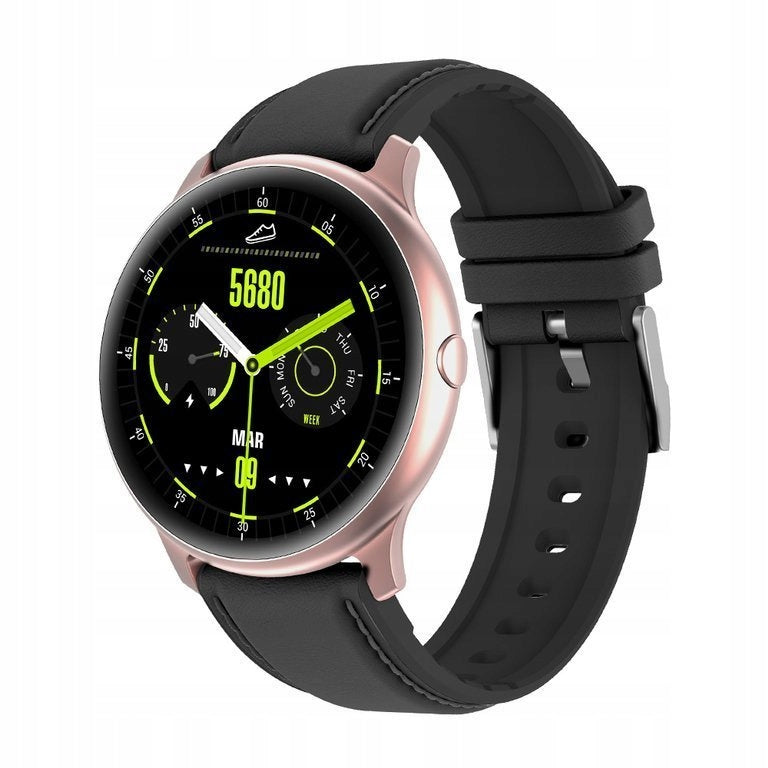 WOMEN'S SMARTWATCH G. Rossi G.RSF1-4C2-1 rosegold/black + additional STRAP + Color black