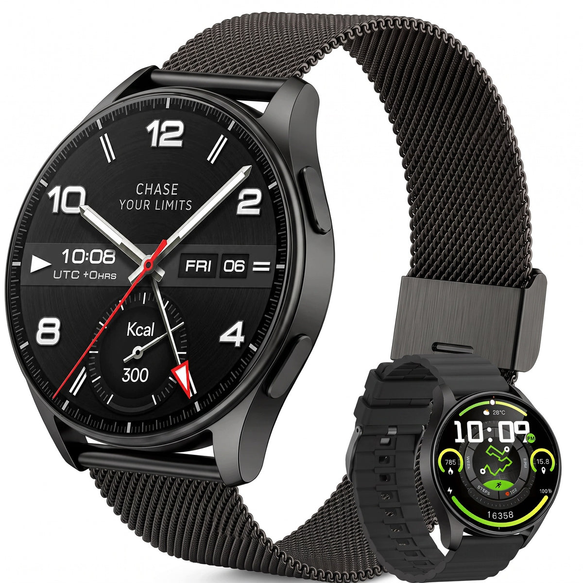 WOMEN'S SMARTWATCH GPS 400MAH WATCH COMPASS TALK HEART RATE MONITOR OXIMETER PL Brand Lazird