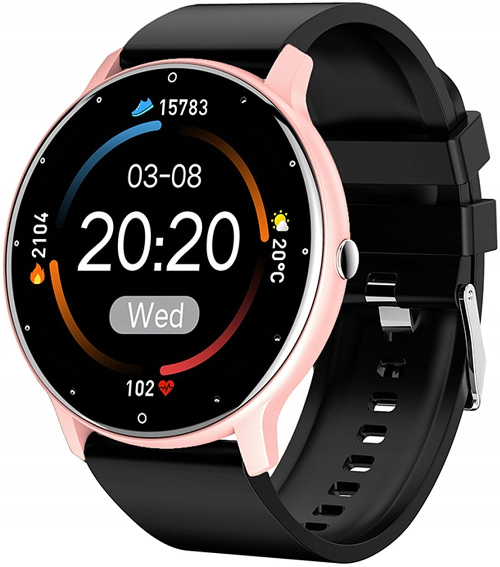 WOMEN'S SMARTWATCH Gravity GT1-2 PRO ON STRAP HEART RATE, PULSE, PEDOMETER SMS