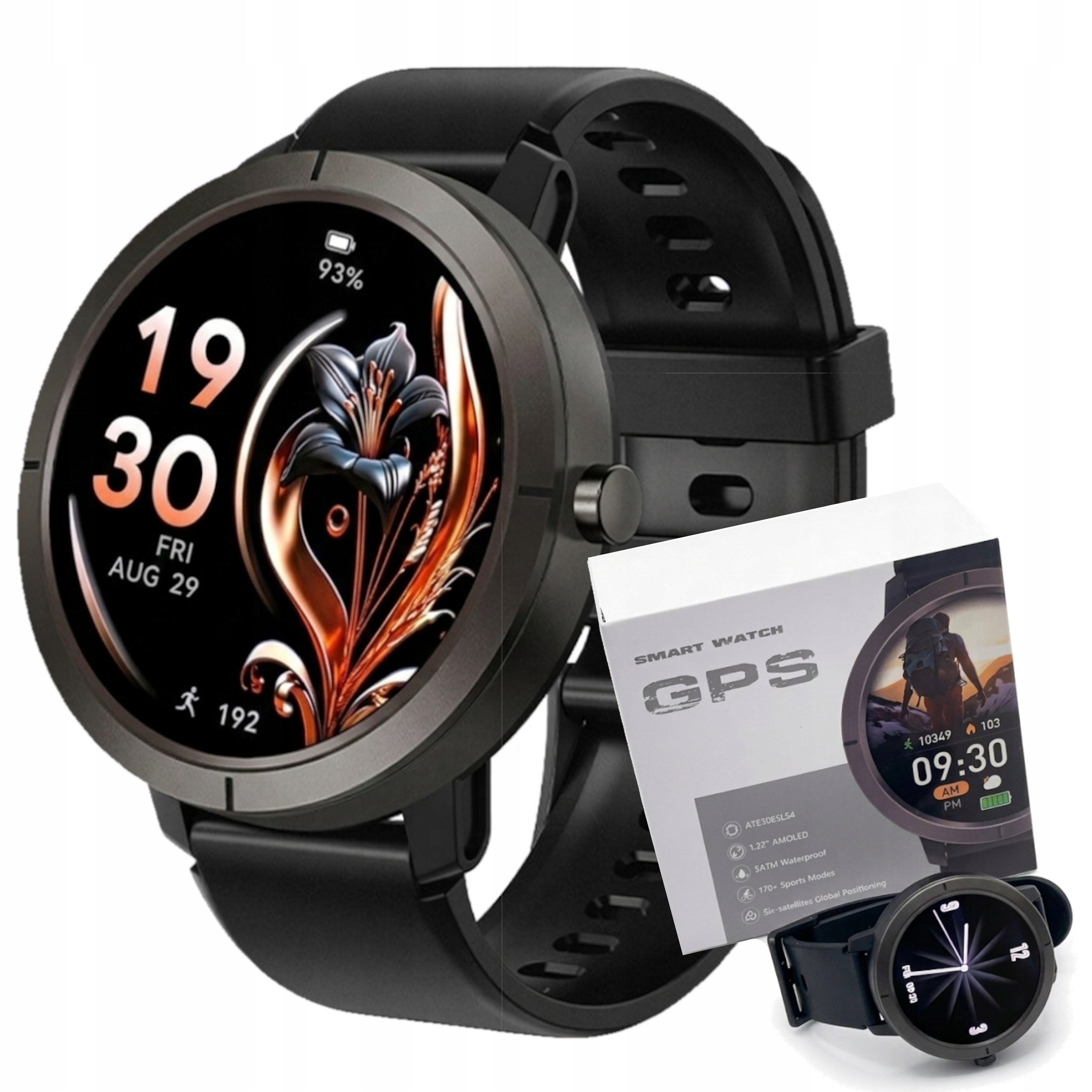 WOMEN'S SMARTWATCH MEN'S PREMIUM 2026 GPS AMOLED Talk 5ATM Set