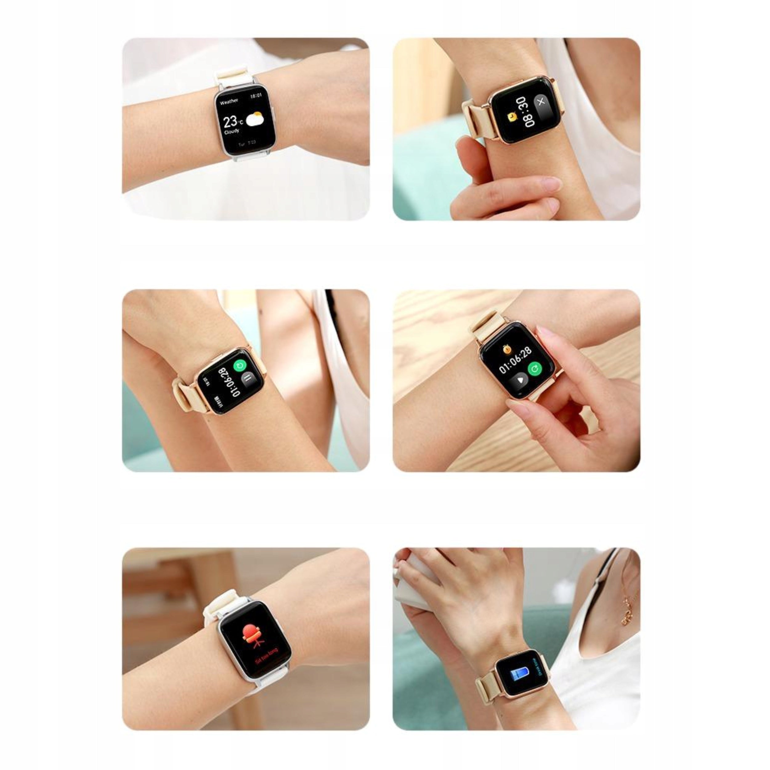 WOMEN'S SMARTWATCH NTN F02SILVER 3D MENU PL Brand no brand