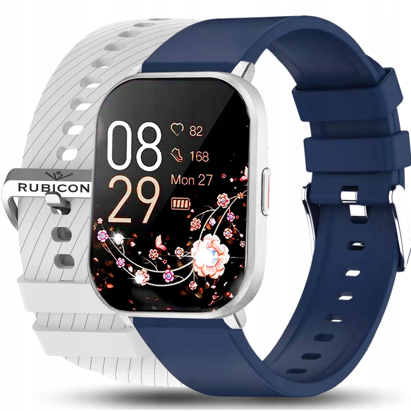 WOMEN'S SMARTWATCH POLISH MENU TALKING PULSE PRESSURE SPORT 2 STRIPES