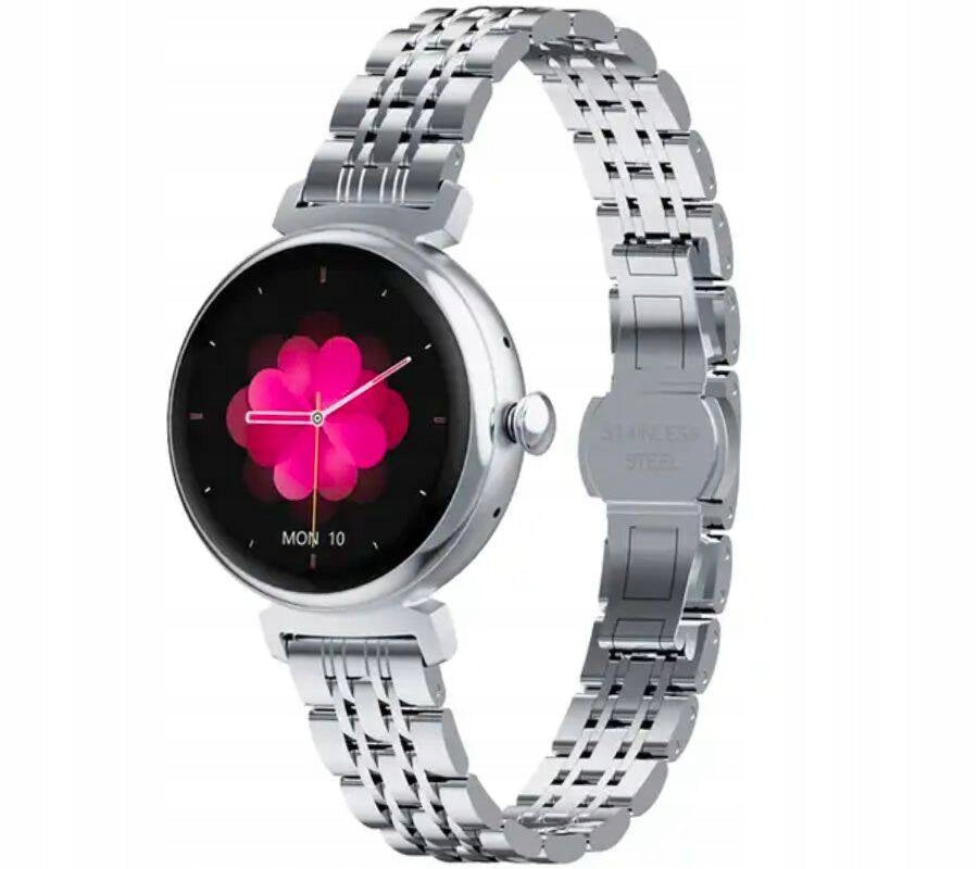 WOMEN'S SMARTWATCH RUBICON RNCF21 SILVER TALK PULSE HEART RATE STEPS AMOLED Packaging status original