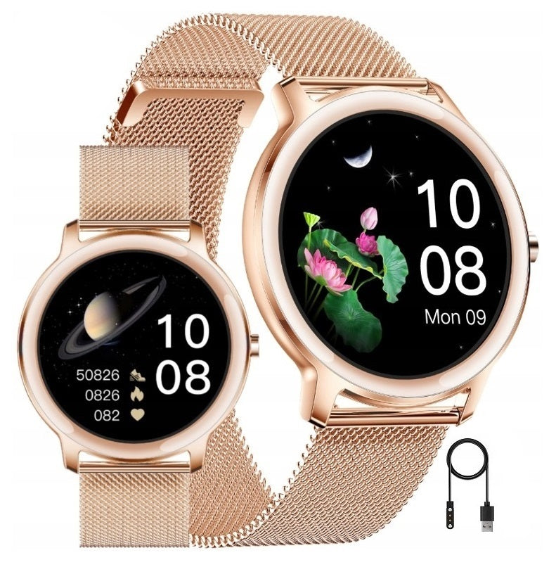 WOMEN'S SMARTWATCH RUBICON STEPS PRESSURE + ENGRAVING