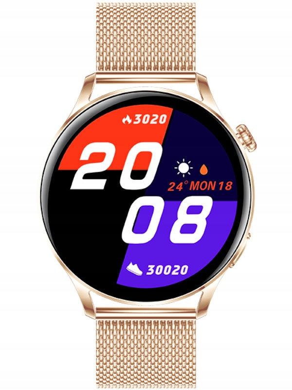 WOMEN'S SMARTWATCH Rubicon RNCE81 - BT CONNECTIONS Color silver