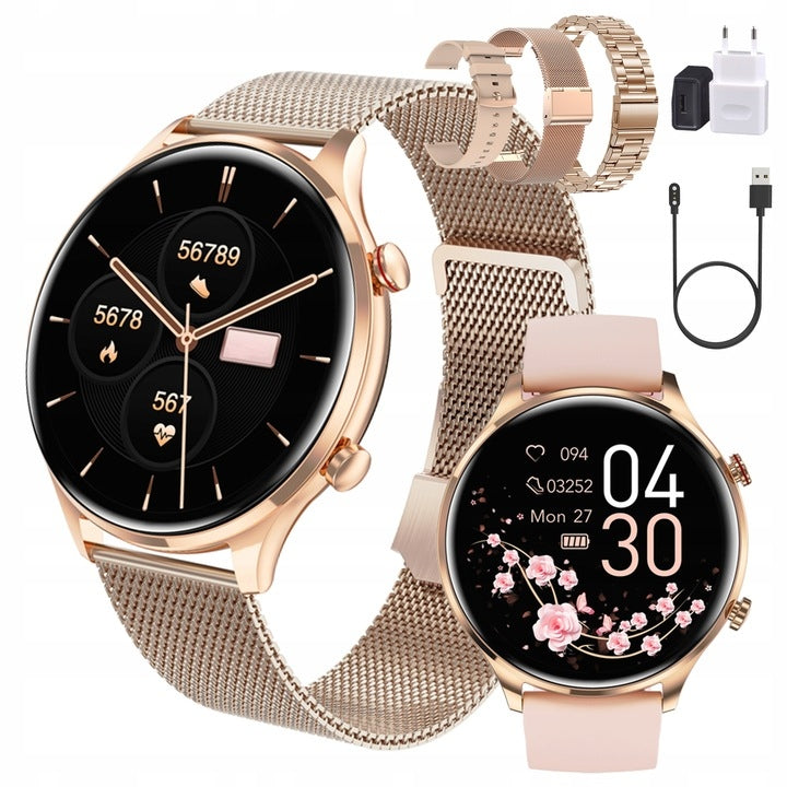 WOMEN'S SMARTWATCH WATCH TALK EKG PULSE