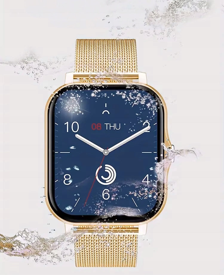 WOMEN'S SMARTWATCH WATERPROOF CONVERSATIONS MEASUREMENTS SMS ECG SPORT POLISH MENU Packaging status original
