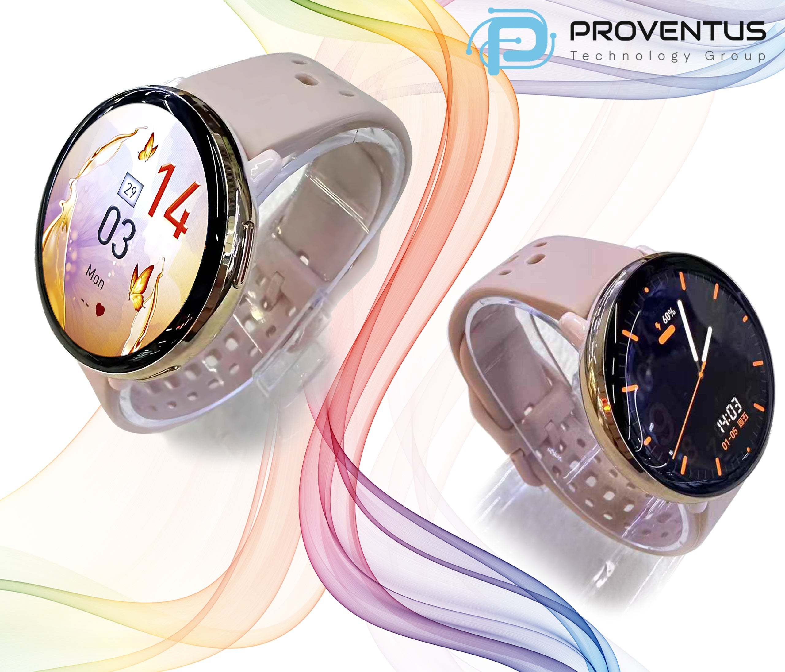 WOMEN'S SMARTWATCH WITH GPS CALL FUNCTION WATERPROOF SPORT MENU PL Brand Proventus