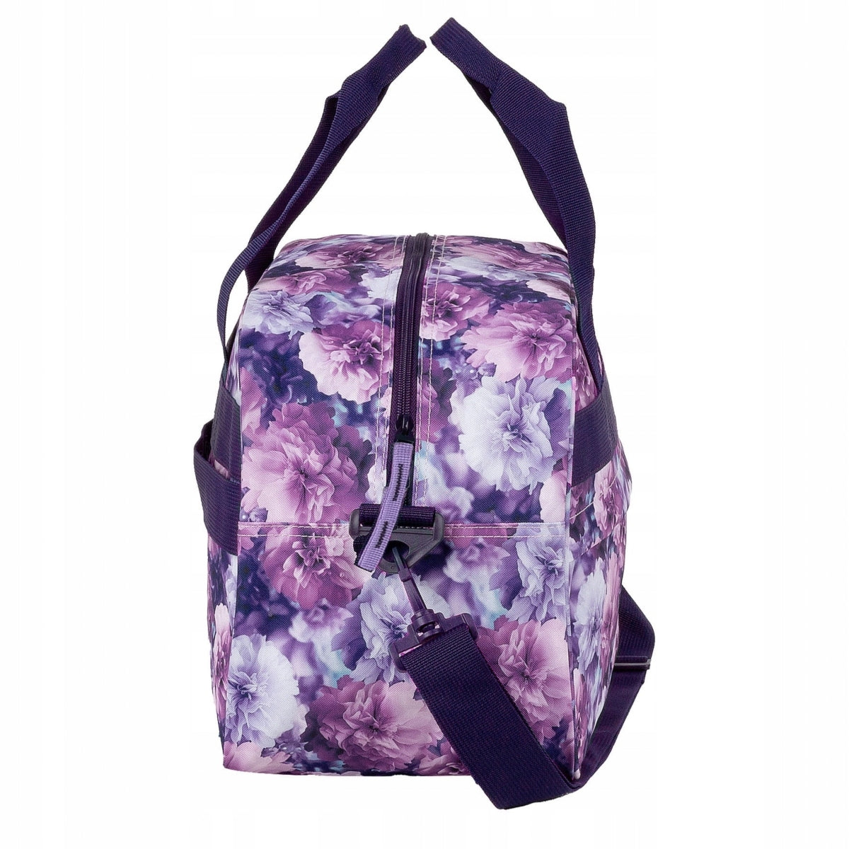 WOMEN'S SPORTS BAG FOR SWIMMING POOL FOR TRIPS FLOWERS VIOLET DREAM Brand Back Up