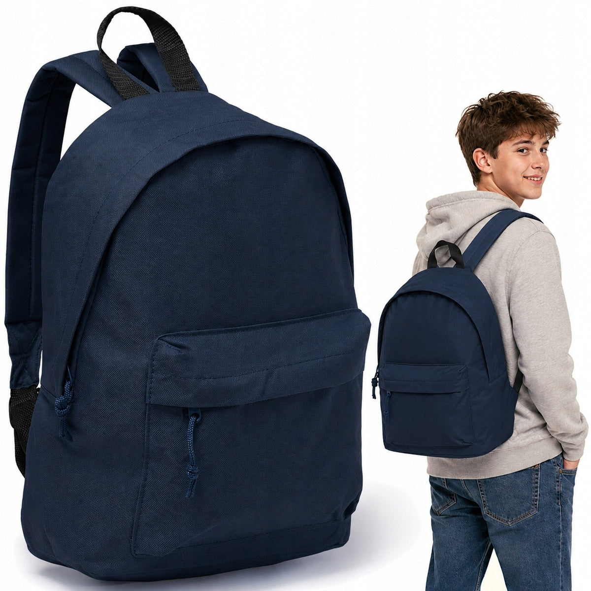 WOMEN'S SPORTS HIKING SCHOOL BACKPACK 13,5 L FOR SCHOOL NAVY BLUE
