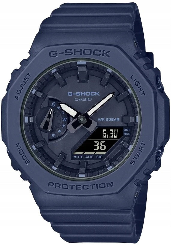 WOMEN'S SPORTS WATCH G-SHOCK GMA-S2100BA-2A1 FASHIONABLE NAVY BLUE WR200 43mm Brand CASIO