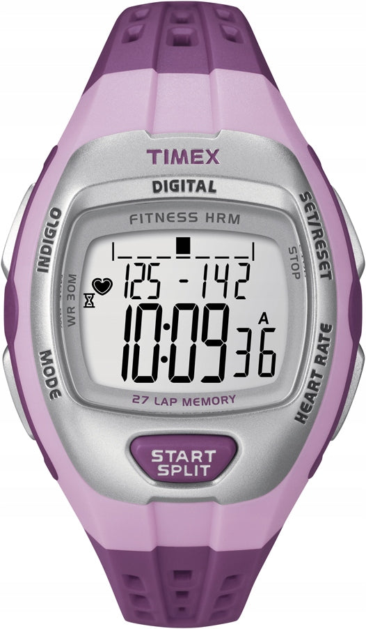 WOMEN'S SPORTS WATCH TIMEX RUNNING PULSE WATERPROOF BACKLIGHT ALARM Brand Timex