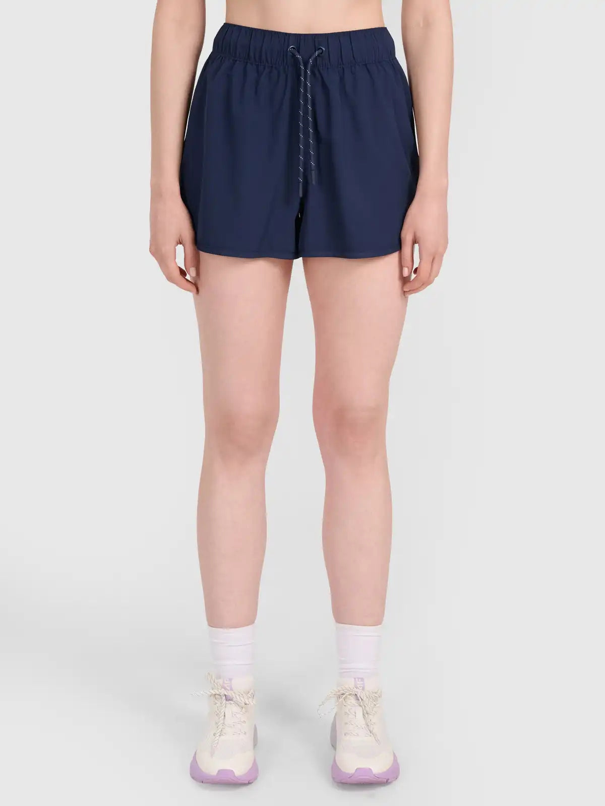 WOMEN'S SWIMMING SHORTS 4F BEACH SHORTS SPORTS NAVY BLUE F160 L Brand 4F