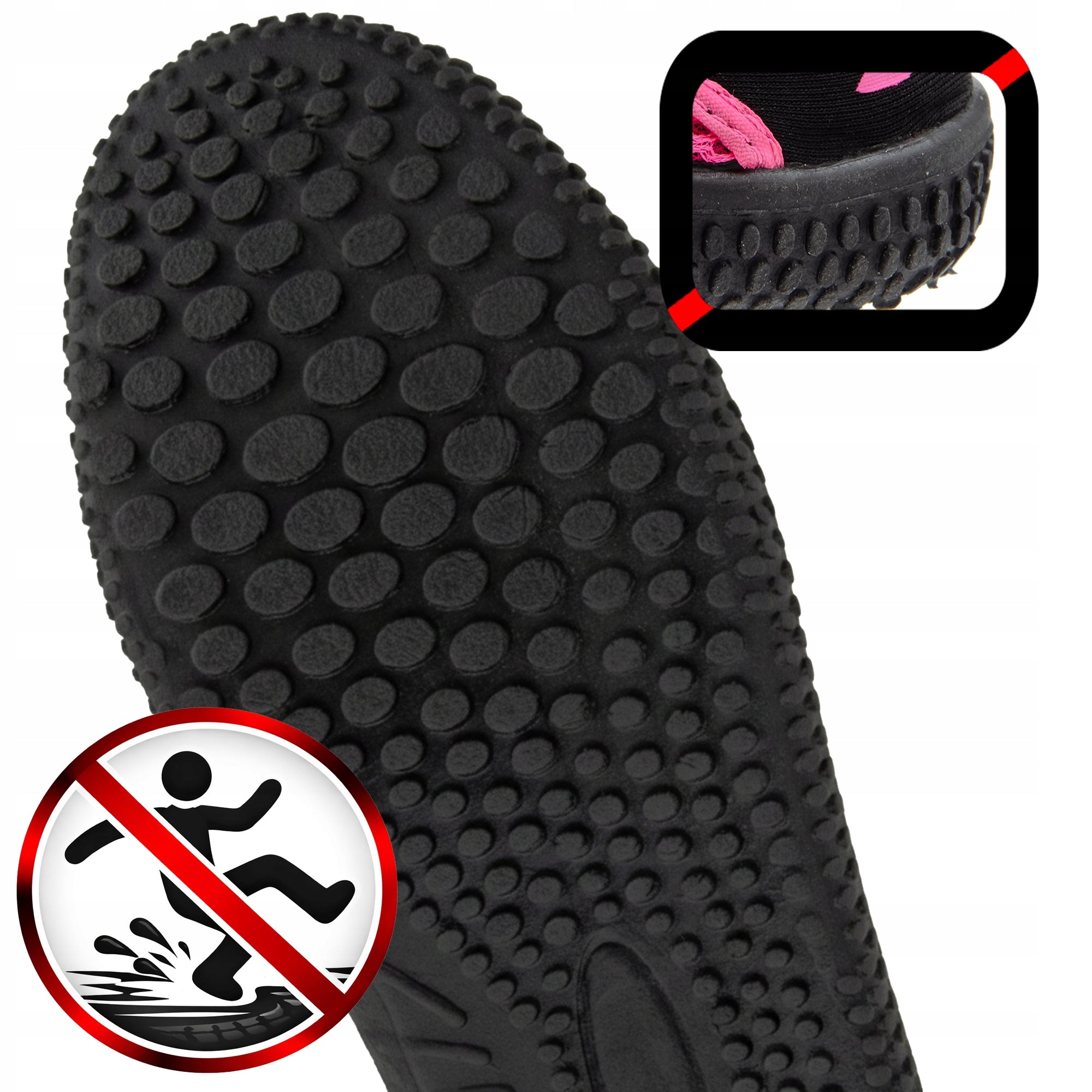 WOMEN'S SWIMMING WATER SHOES FOR BEACH SEA URCHIN CORAL REEF WALRUS 37 Kind shoes