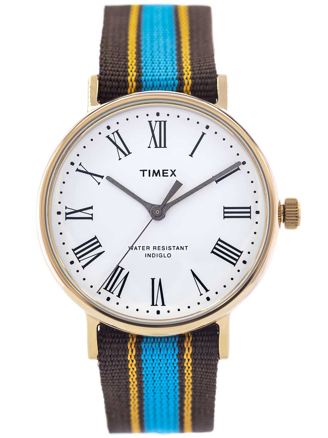 WOMEN'S TIMEX TW2U46300LG WATCH ON INDIGLO BAND Brand Timex