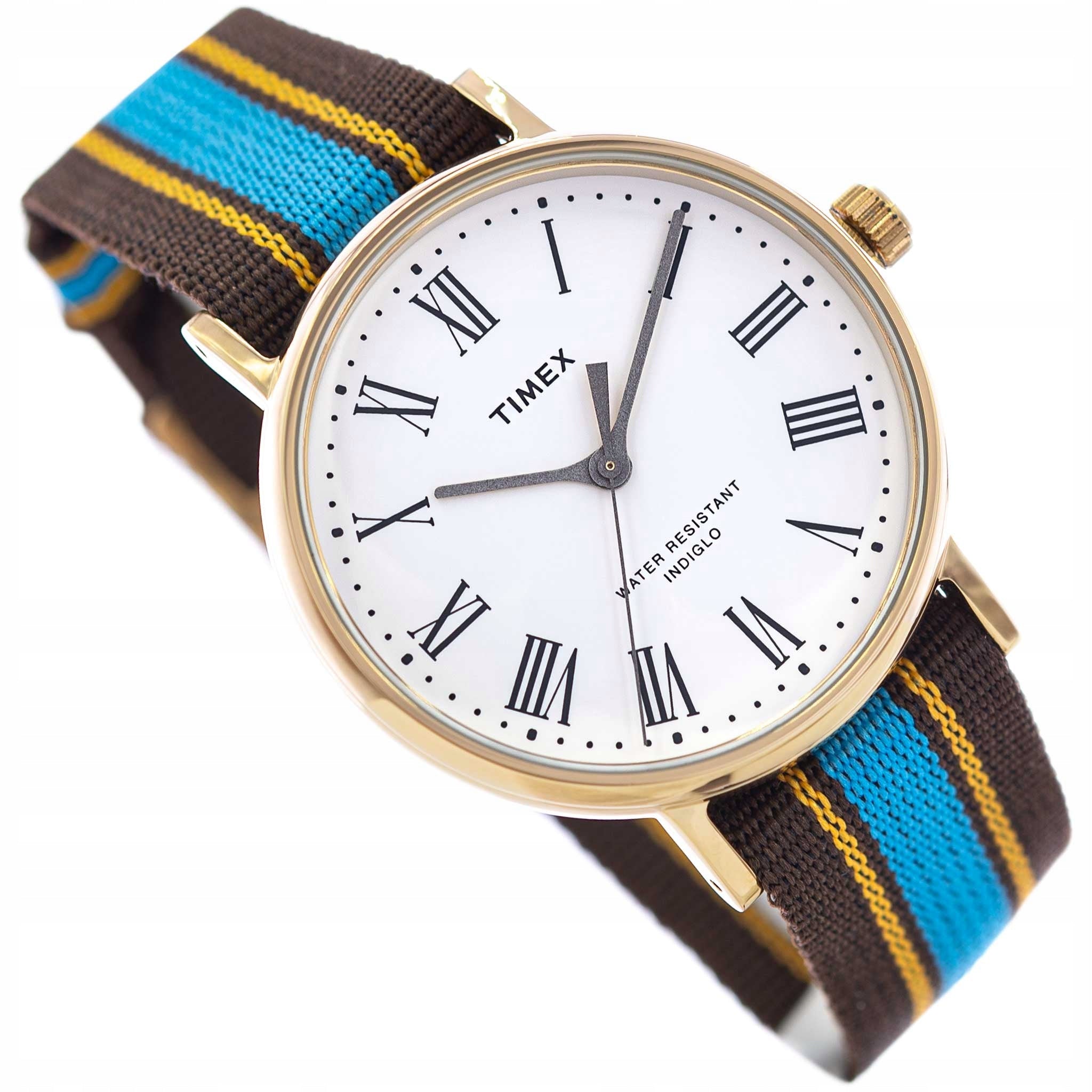 WOMEN'S TIMEX TW2U46300LG WATCH ON INDIGLO BAND