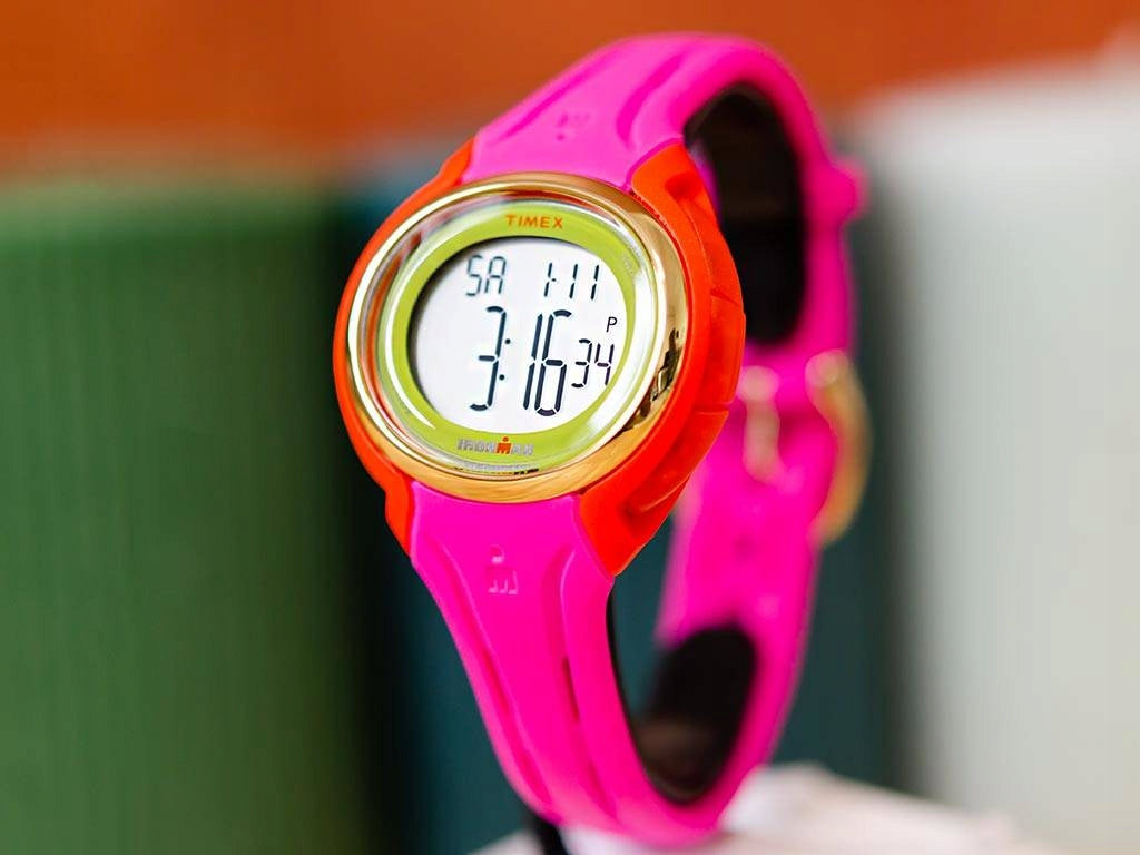 WOMEN'S TIMEX TW5M02800 SPORTS IRONMAN WATCH Batteries included yes