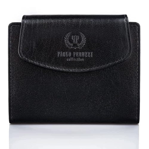 WOMEN'S WALLET LEATHER BLACK RFID PROTECTION FOR WOMEN women's home Brand no brand