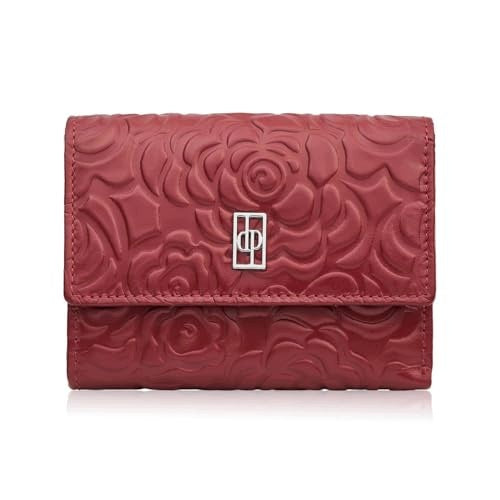 WOMEN'S WALLET LEATHER RED LEVELS RFID PROTECTION FOR WOMAN Brand no brand