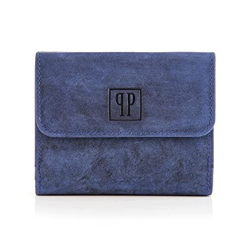 WOMEN'S WALLET SMALL PAOLO PERUZZI NAVY LEATHER FOR WOMEN Brand no brand
