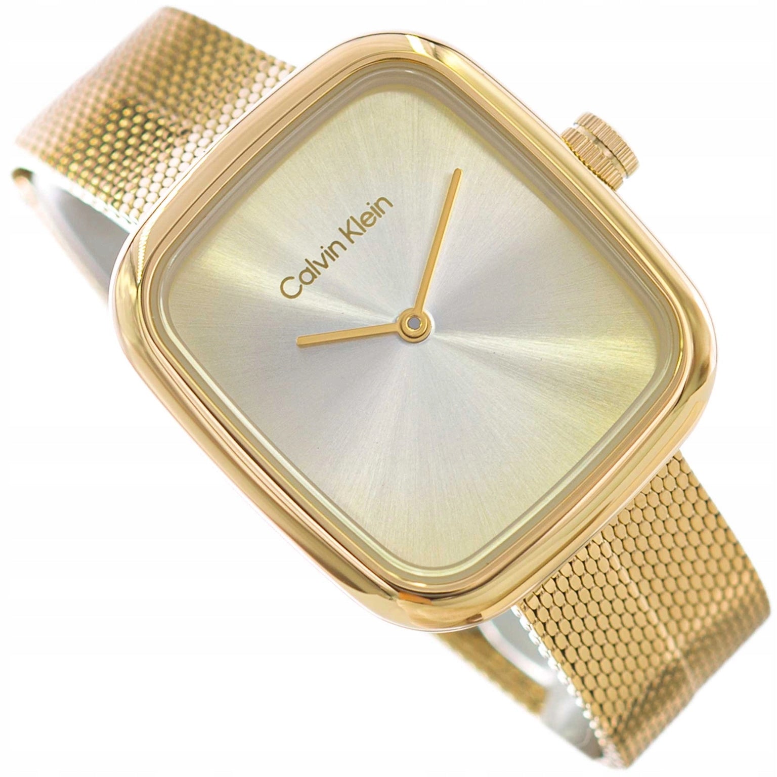 WOMEN'S WATCH CALVIN KLEIN 25100099 ADORE GOLD ON BRACELET MESH FASHION