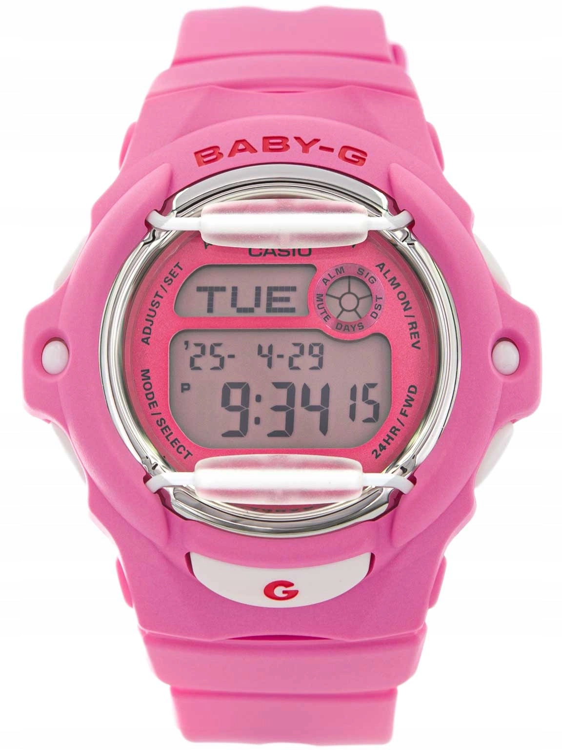 WOMEN'S WATCH CASIO BG-169CH-4ER BABY-G PINK ON STRAP 200M VINTAGE Brand CASIO