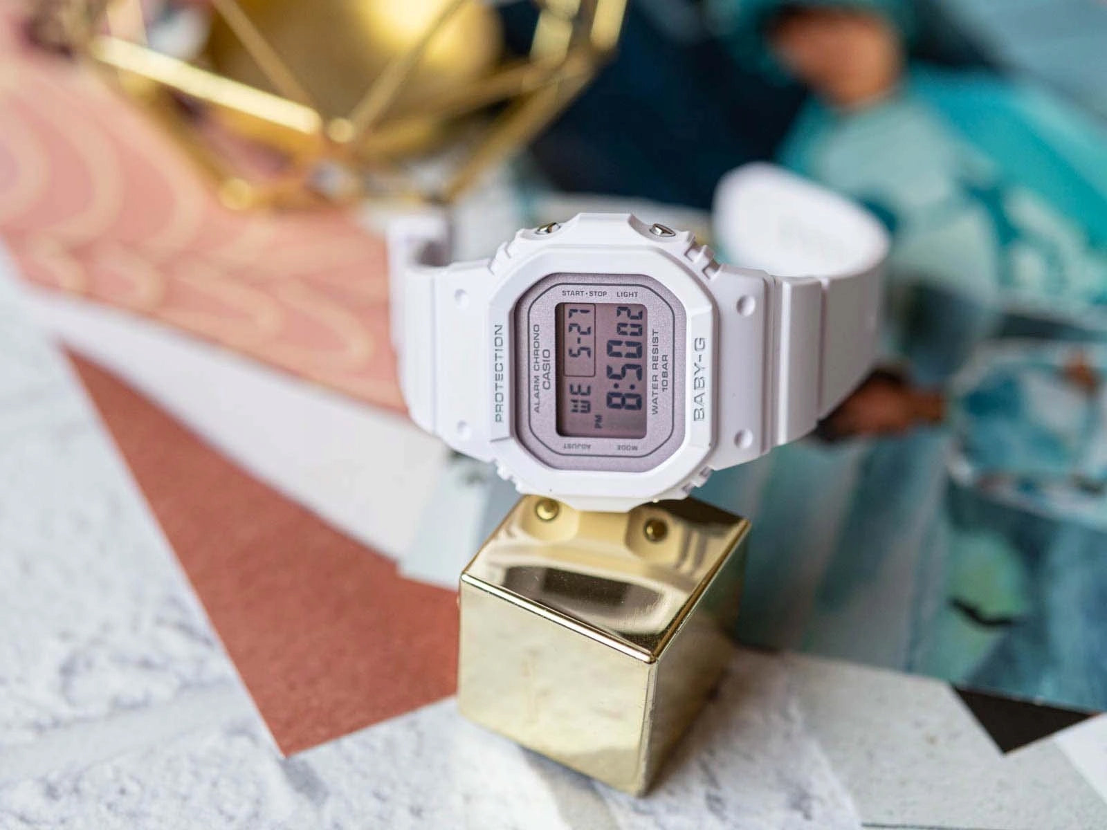 WOMEN'S WATCH CASIO BGD-565SC-4BR BABY-G ALARM WATERPROOF Brand CASIO