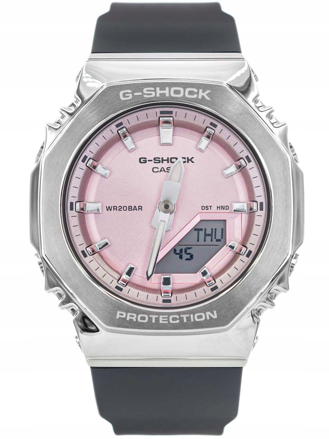 WOMEN'S WATCH CASIO GM-S2110-4AER G-SHOCK GREY ON SPORTS STRAP Brand CASIO