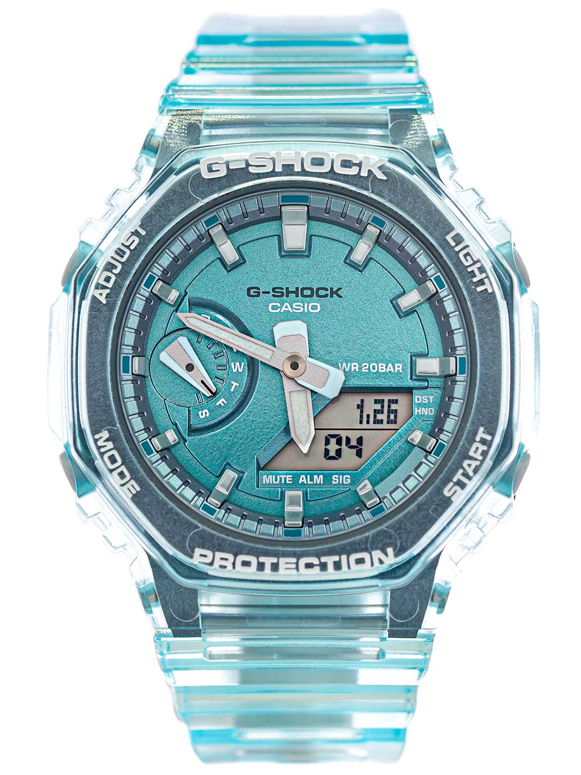 WOMEN'S WATCH CASIO GMA-S2100SK-2AER G-SHOCK BLUE ON STRAP STOPWATCH Packaging status original