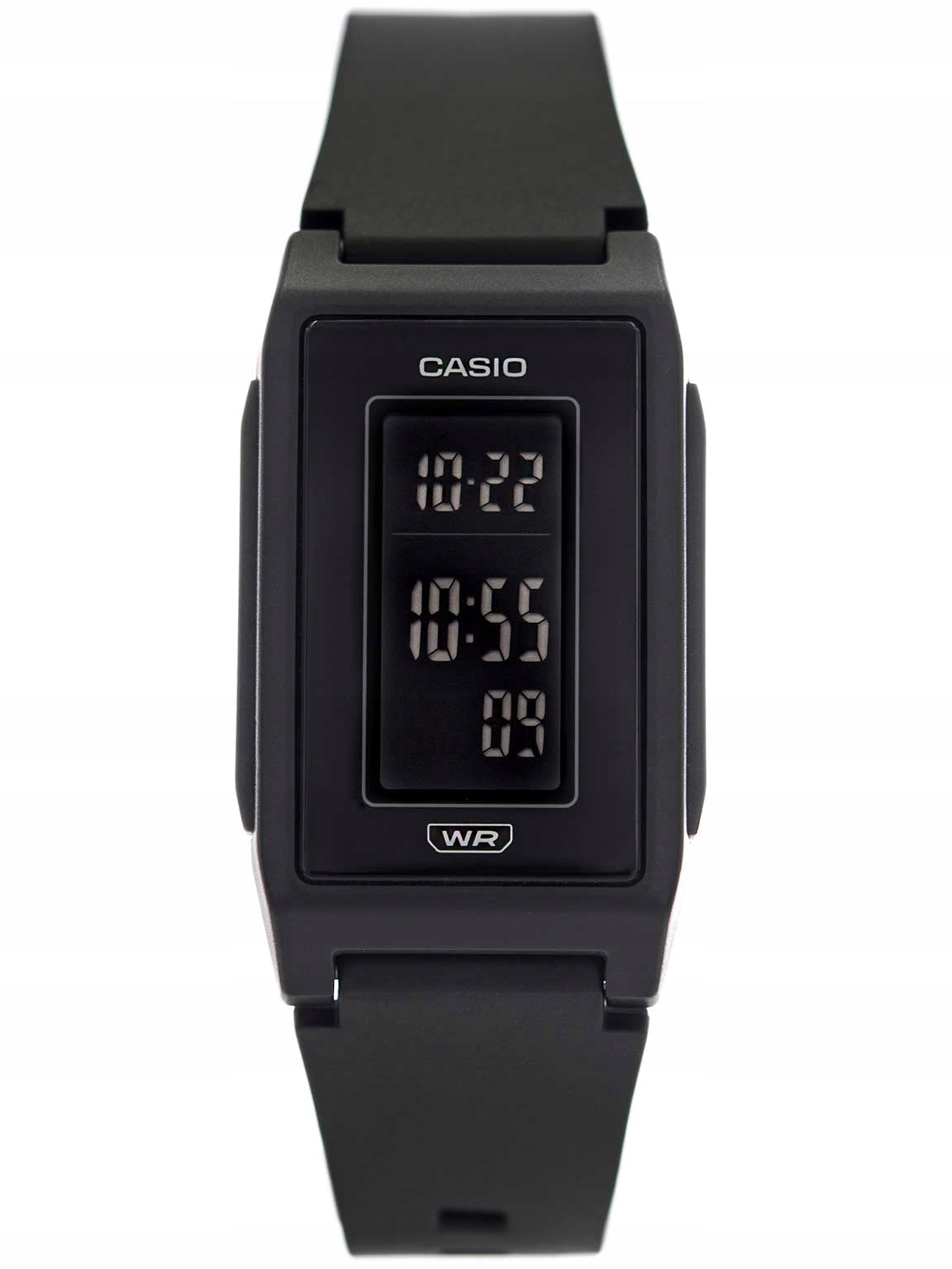 WOMEN'S WATCH CASIO LF-10WH-1EF POP BLACK ON STRAP DATE STOPWATCH Brand CASIO