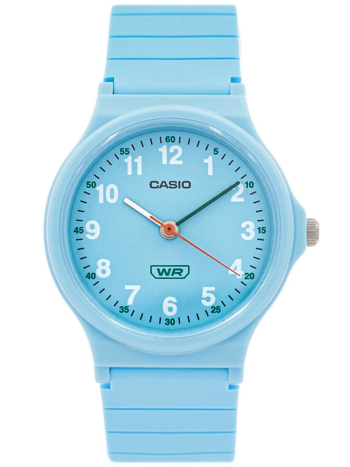 WOMEN'S WATCH CASIO LQ-24B-2BEF BLUE ON STRAP LIGHT ANALOG Packaging status original
